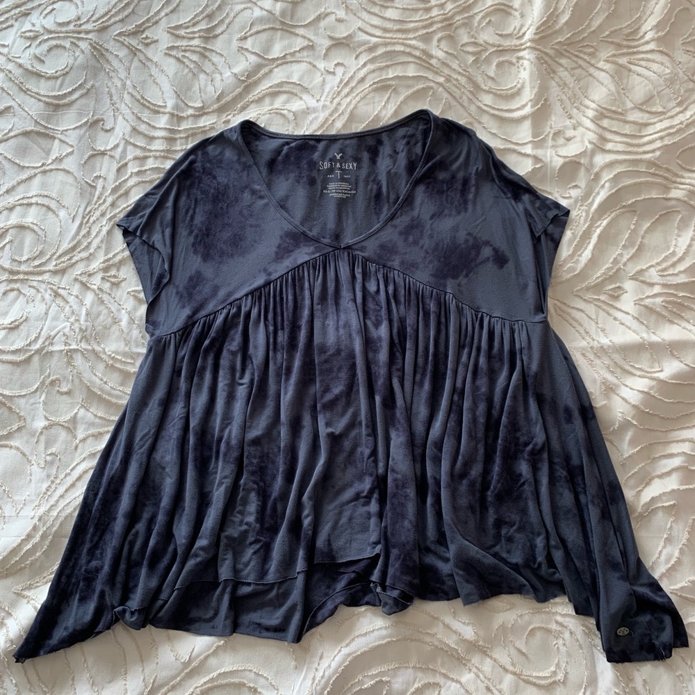 Flowy tie dye top